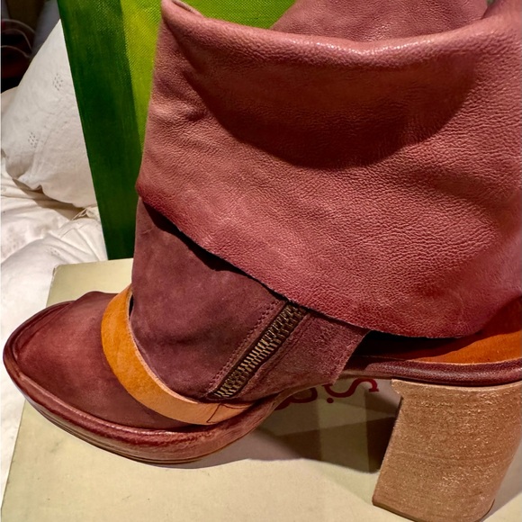 A.S.98 Gorgeous Sandals, leather and suede. Size 41 - Picture 2 of 9